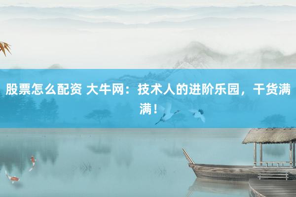 股票怎么配资 大牛网：技术人的进阶乐园，干货满满！