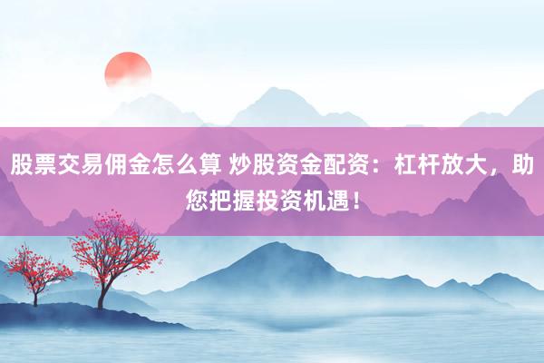 股票交易佣金怎么算 炒股资金配资：杠杆放大，助您把握投资机遇！