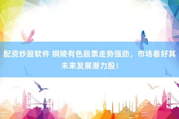 配资炒股软件 铜陵有色股票走势强劲，市场看好其未来发展潜力股！